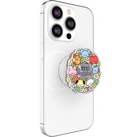 [S2B] BT21 Minini Happy Flower Epoxy Tok - Stand Tok Grip Holder iPhone Galaxy Case - Made in Korea